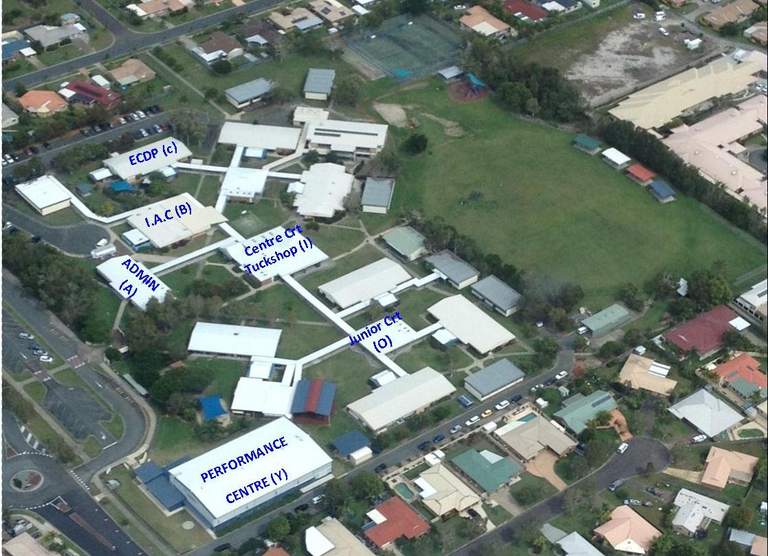 School grounds and classrooms